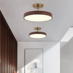 Ceiling Light Round Flush-Mount Dimmable LED With Remote
