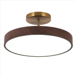 Ceiling Light Round Flush-Mount Dimmable LED With Remote