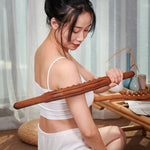 Cellulite Massage Roller Natural Wood Deep Stimulation