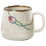 Ceramic Cup Porcelain With Lid And Spoon 12.9 Oz