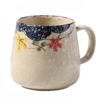 Ceramic Cup Porcelain With Lid And Spoon 12.9 Oz