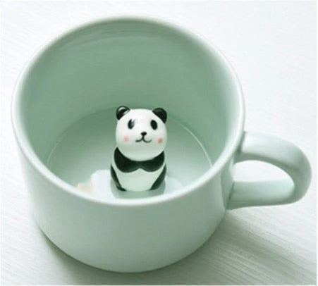 Ceramic Mug 3D Animal Design Handcrafted Dishwasher Safe