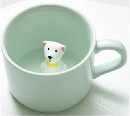 Ceramic Mug 3D Animal Design Handcrafted Dishwasher Safe