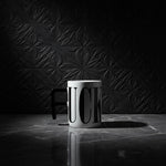 Ceramic Mug Bold Graphic F-Shaped Handle 15.2 Fl Oz