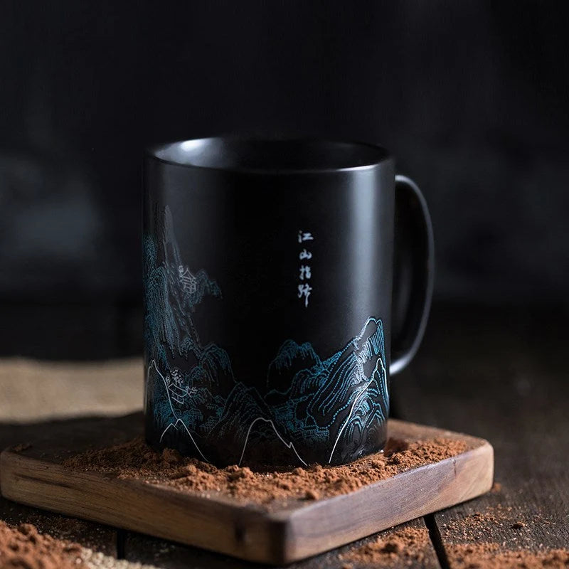Ceramic Mug Heat-Activated Color-Changing 11.5 Oz