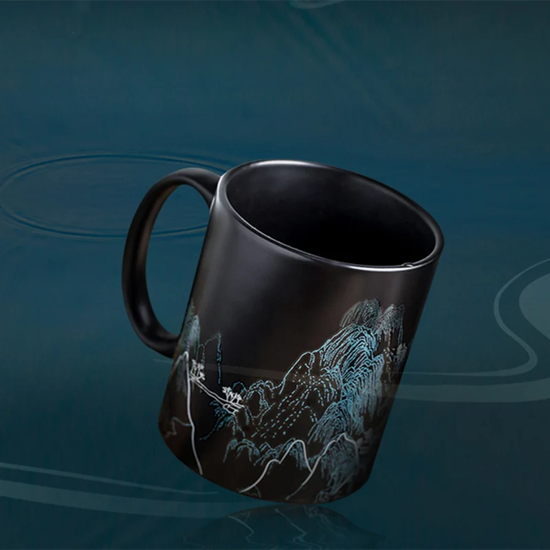 Ceramic Mug Heat-Activated Color-Changing 11.5 Oz