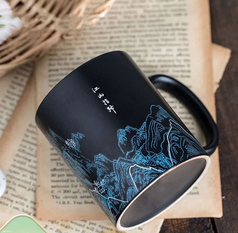 Ceramic Mug Heat-Activated Color-Changing 11.5 Oz