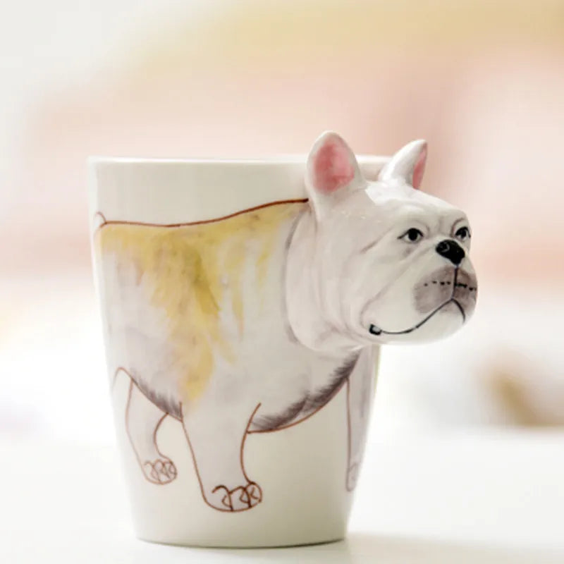 Ceramic Mug Porcelain Jungle Design 13.5 Fl Oz