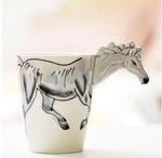 Ceramic Mug Porcelain Jungle Design 13.5 Fl Oz