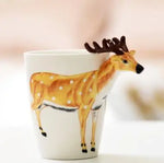 Ceramic Mug Porcelain Jungle Design 13.5 Fl Oz