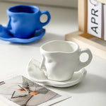 Ceramic Mug Sculpted Face Design Dishwasher Safe