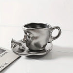 Ceramic Mug Sculpted Face Design Dishwasher Safe
