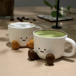 Ceramic Mug Smiling Face Design 11.8 Fl Oz Capacity