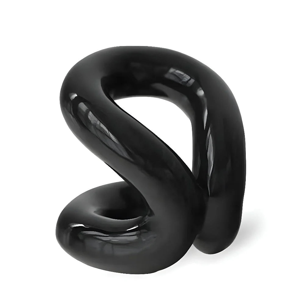 Ceramic Organizer Rope-Knot Design Space-Saving Shape