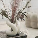 Ceramic Organizer Rope-Knot Design Space-Saving Shape