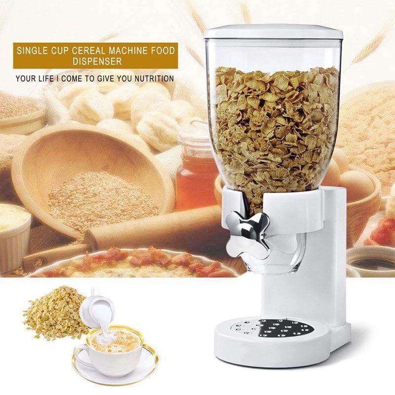 Cereal Dispenser Single-Serve Push Button