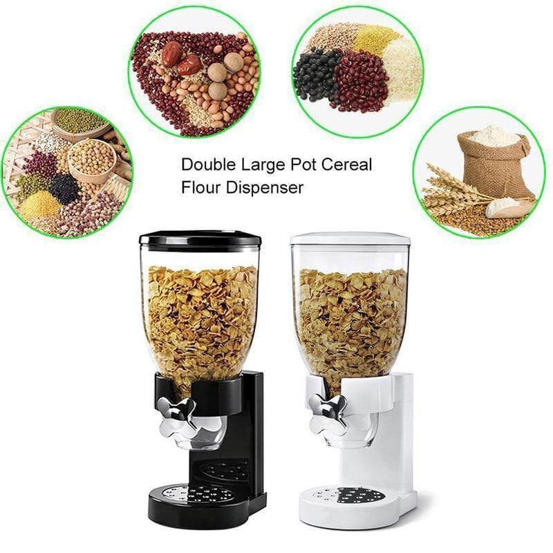 Cereal Dispenser Single-Serve Push Button