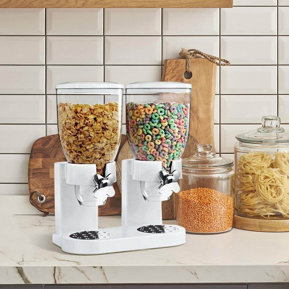 Cereal Dispenser Single-Serve Push Button