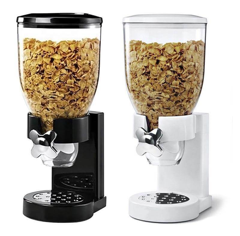 Cereal Dispenser Single-Serve Push Button