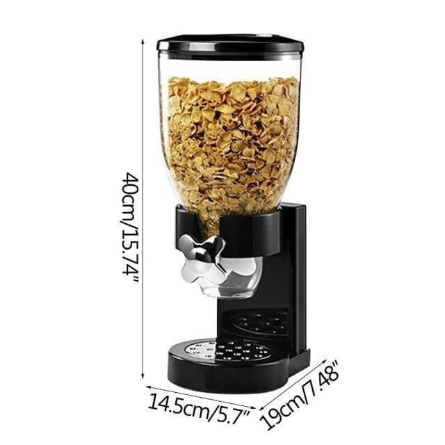 Cereal Dispenser Single-Serve Push Button