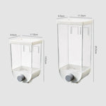 Cereal Dispenser Wall-Mounted Space-Saving Airtight