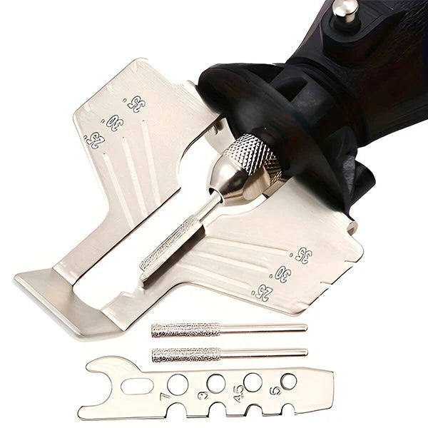 Chainsaw Sharpener Angle Guide No Chain Removal