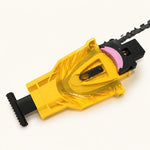 Chainsaw Sharpener Portable Clamp Mount Replaceable Grinding Stone