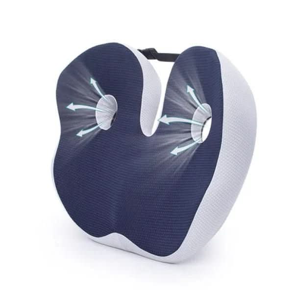 Chair Cushion Memory Foam Non-Slip Base Washable Cover