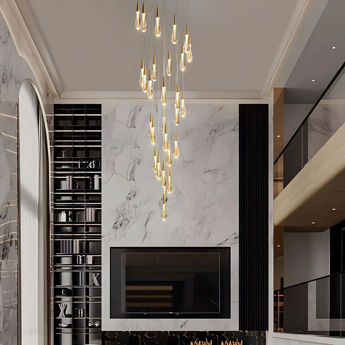 Chandelier Dimmable Remote-Controlled LED