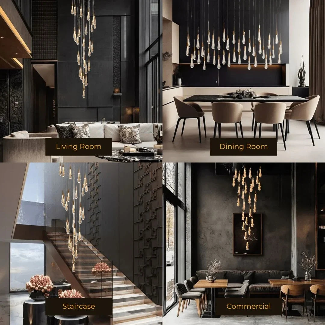 Chandelier Dimmable Remote-Controlled LED