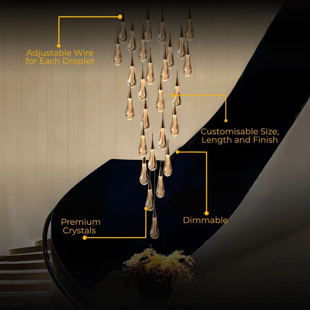 Chandelier Dimmable Remote-Controlled LED