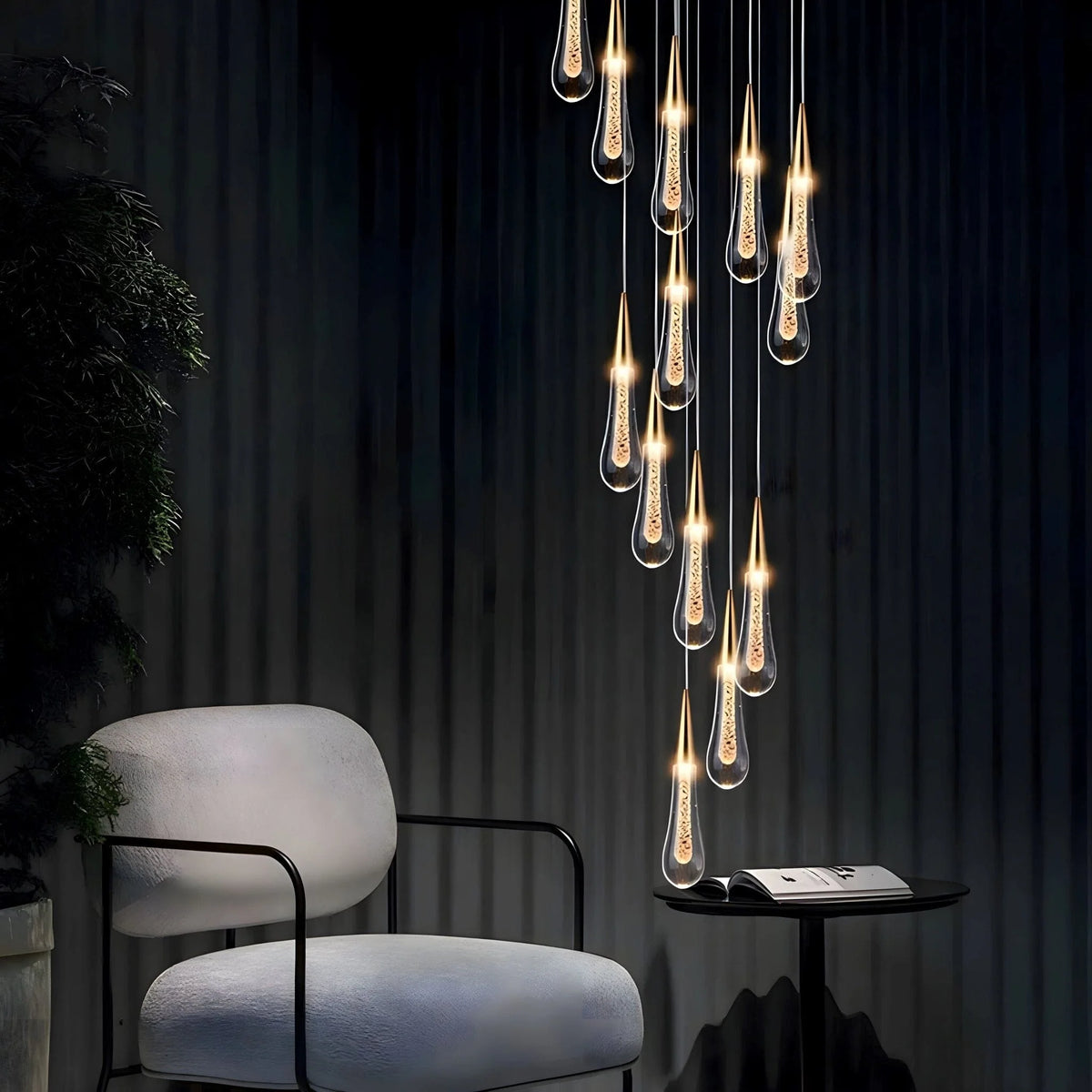 Chandelier Dimmable Remote-Controlled LED