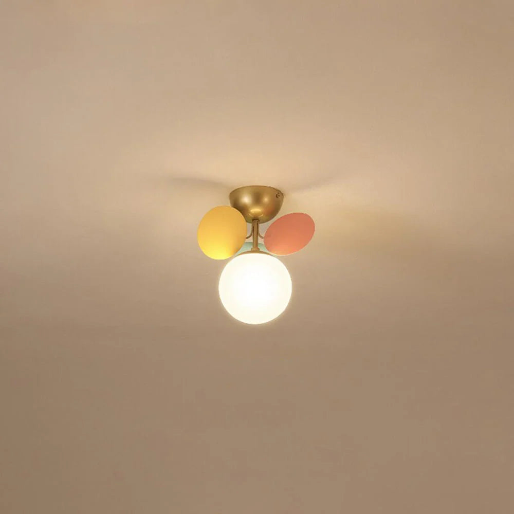Chandelier Flower Branch Semi-Flush LED