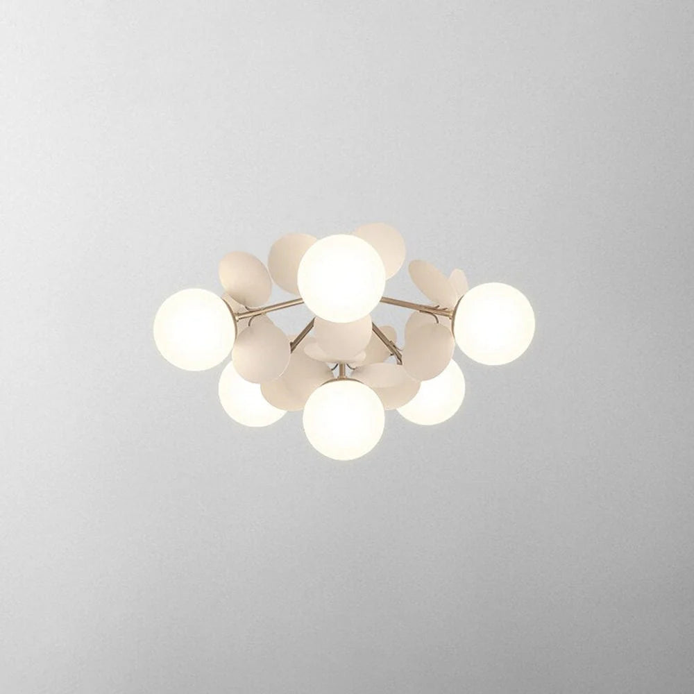 Chandelier Flower Branch Semi-Flush LED