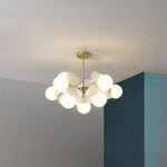 Chandelier Flower Branch Semi-Flush LED
