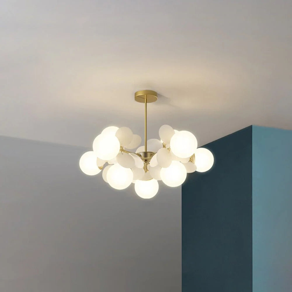 Chandelier Flower Branch Semi-Flush LED
