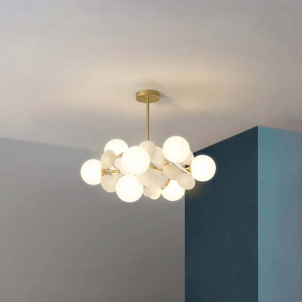 Chandelier Flower Branch Semi-Flush LED