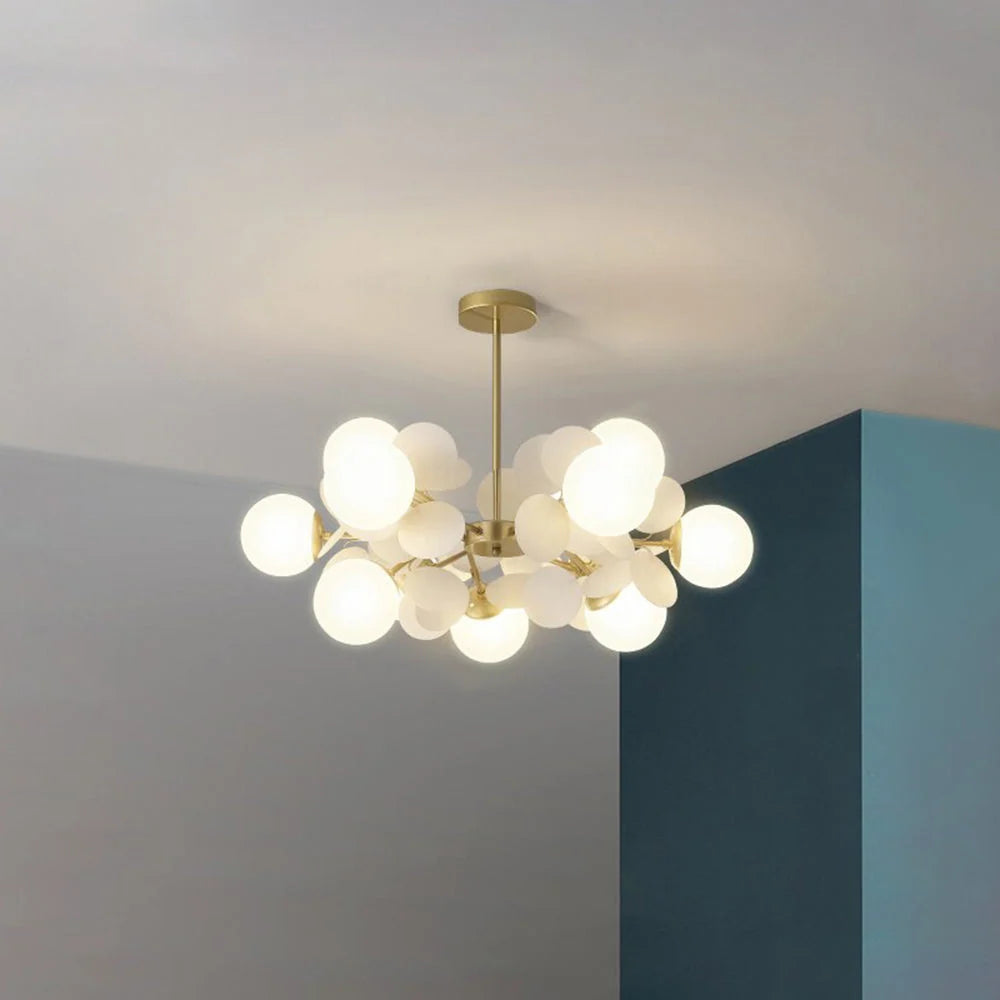 Chandelier Flower Branch Semi-Flush LED