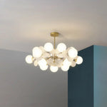 Chandelier Flower Branch Semi-Flush LED