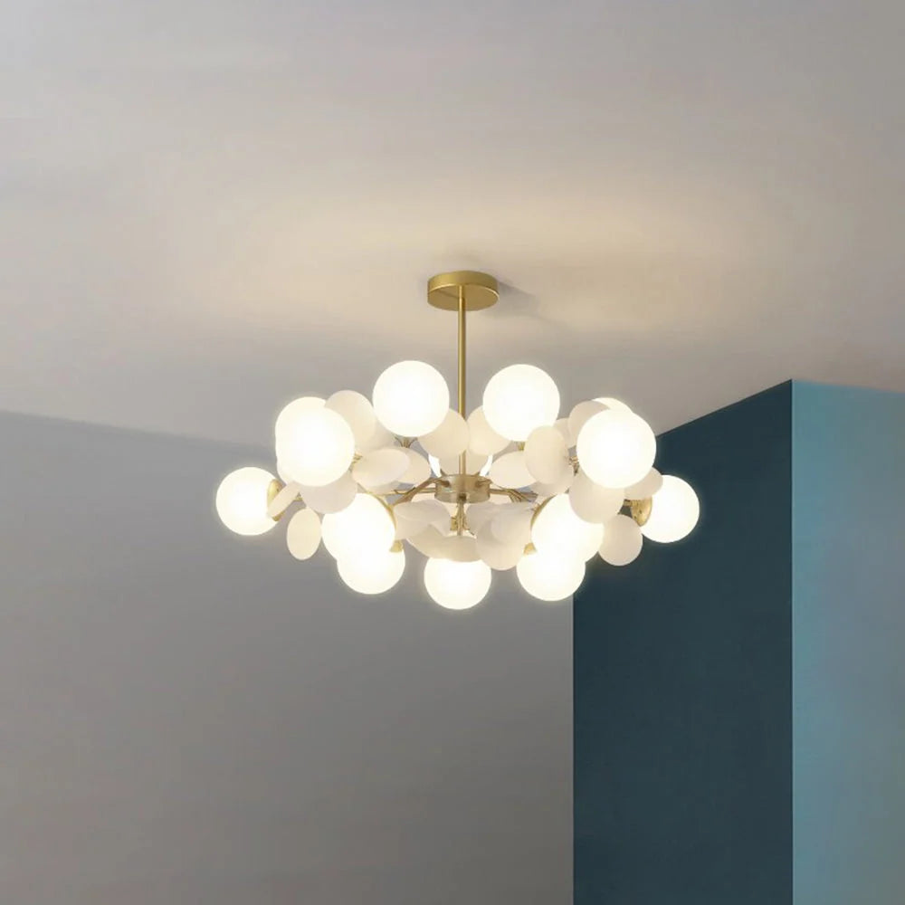 Chandelier Flower Branch Semi-Flush LED