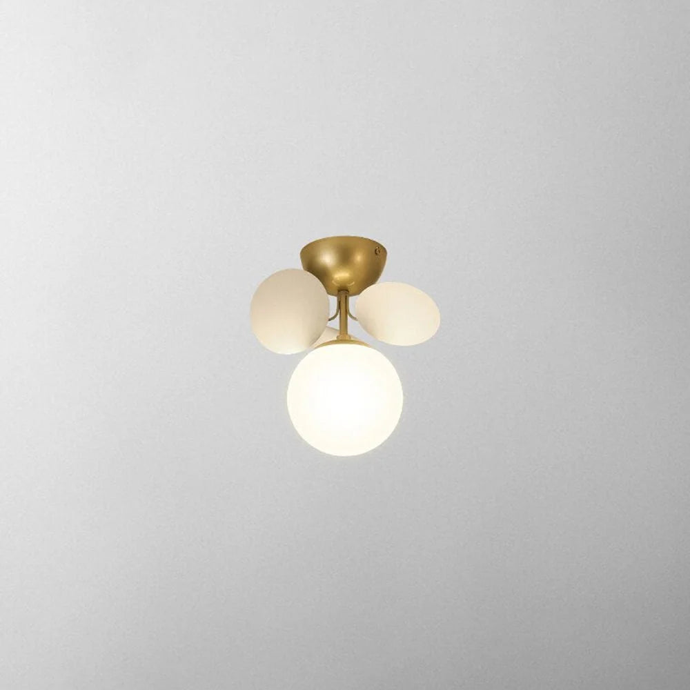 Chandelier Flower Branch Semi-Flush LED