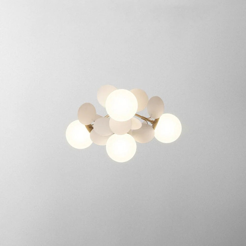 Chandelier Flower Branch Semi-Flush LED