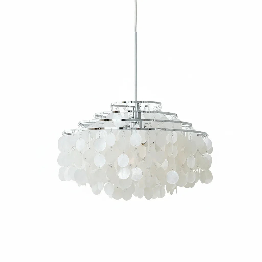 Chandelier Layered Shell Design Adjustable LED Light