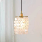 Chandelier Layered Shell Design Adjustable LED Light