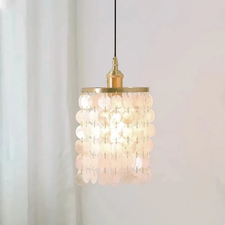 Chandelier Layered Shell Design Adjustable LED Light