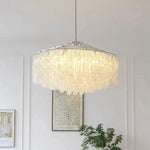 Chandelier Layered Shell Design Adjustable LED Light