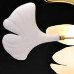 Chandelier U-Shaped Design Handmade Ceramic Elements