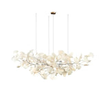 Chandelier U-Shaped Design Handmade Ceramic Elements