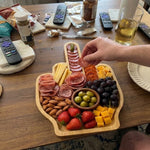 Charcuterie Board Wood Middle Finger Design