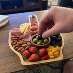 Charcuterie Board Wood Middle Finger Design